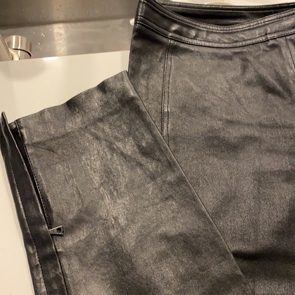 Theory Bristol Leather Pants - Size 8 - Picture 15 of 16